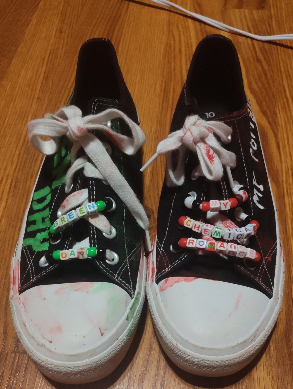 GREEN DAY X MY CHEMICAL ROMANCE SHOES CUSTOM